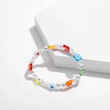 Mixed Glaze Beads and Pearls Bracelet Set for Women