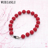 Red Coral Bracelet For Women In Charm Bracelets Jewelry