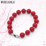 Red Coral Bracelet For Women In Charm Bracelets Jewelry