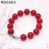 Red Coral Bracelet For Women In Charm Bracelets Jewelry