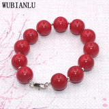 Red Coral Bracelet For Women In Charm Bracelets Jewelry