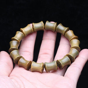 Sandalwood Bamboo Single Bracelet Bead 12mm Lucky Bracelet