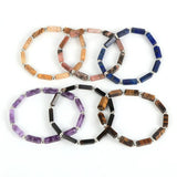 12 Styles Natural Gem Stone Beads Bracelet Men Women BOHO Jewelry