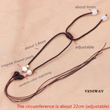 Adjustable Woven Bracelet for DIY Pearl Rope Jewelry Making