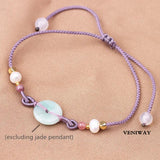 Adjustable Woven Bracelet for DIY Pearl Rope Jewelry Making