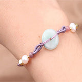 Adjustable Woven Bracelet for DIY Pearl Rope Jewelry Making