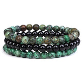 6mm Tiger Eye & Crystal Quartz Beaded Bracelet
