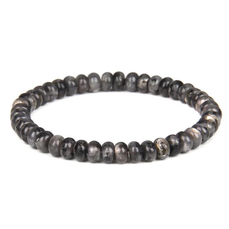 Agates Howlite Wheel Beaded Bracelet Natural Stone Yoga Healing Bracelet