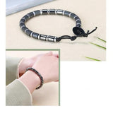 Natural Hematite Stone Beads Bracelet Jewelry