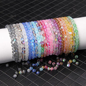 6mm Moonstone Beaded Bracelet For Women