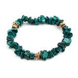 30 Colors Natural Stone Bracelet Irregular Crystals Gravel Beaded Bracelsts