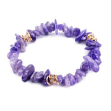 30 Colors Natural Stone Bracelet Irregular Crystals Gravel Beaded Bracelsts