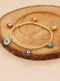 Go2boho Evil Eye Bead Bracelets Colorful Summer Jewelry