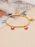 Go2boho Evil Eye Bead Bracelets Colorful Summer Jewelry