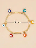 Go2boho Evil Eye Bead Bracelets Colorful Summer Jewelry