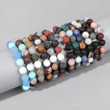 10MM Natural Matte Stone Bracelet Wristband