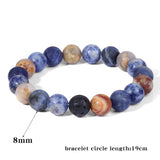 10MM Natural Matte Stone Bracelet Wristband