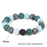 10MM Natural Matte Stone Bracelet Wristband