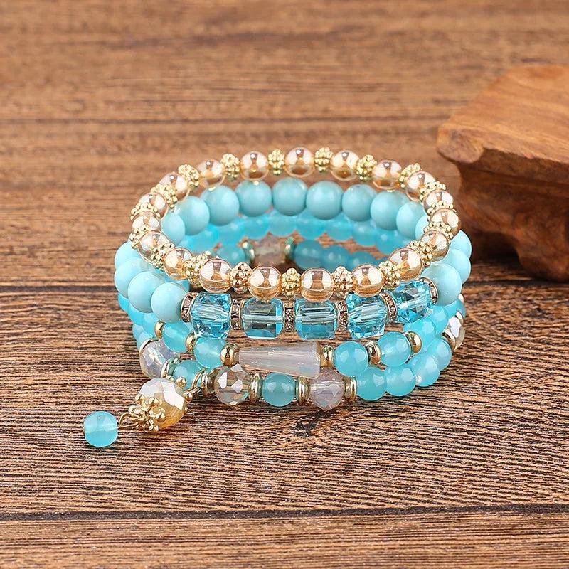 Bohemian Beaded Bracelet for Women - Summer Jewelry