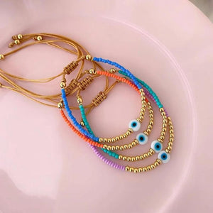 Evil Eye Bracelet Jewelry Gift Beads Bracelet For Women