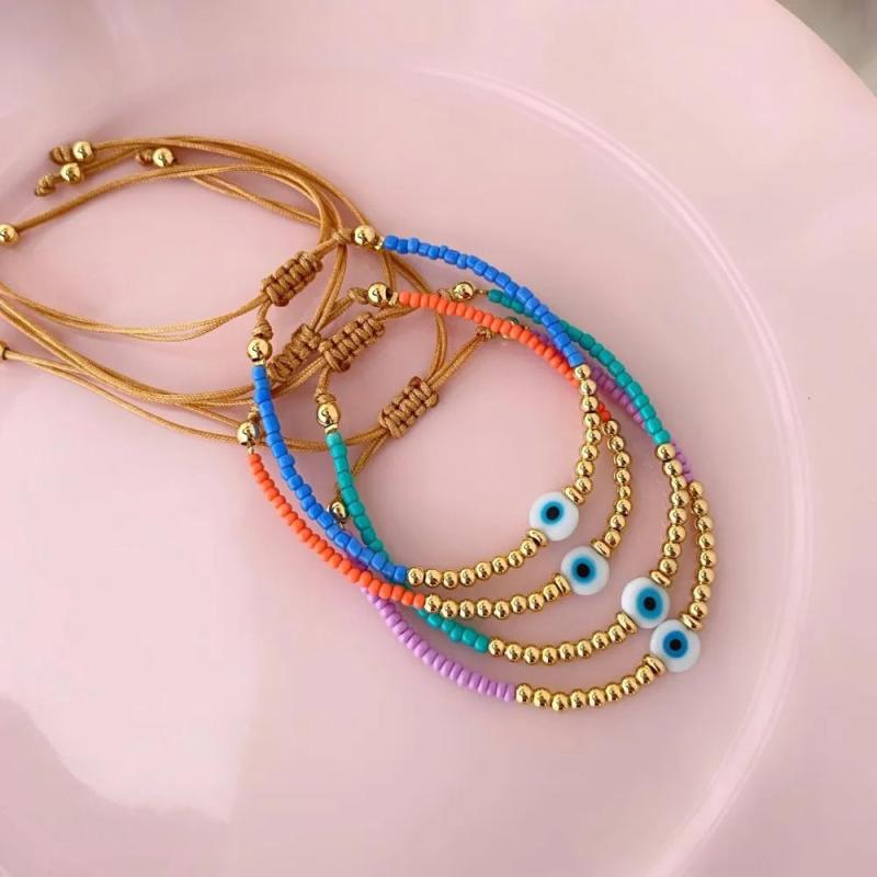Evil Eye Bracelet Jewelry Gift Beads Bracelet For Women