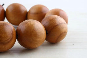Wooden Bracelets for Women Men 12-20MM Beads Religious Charm Bracelets Bangle