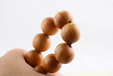 Wooden Bracelets for Women Men 12-20MM Beads Religious Charm Bracelets Bangle