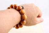Wooden Bracelets for Women Men 12-20MM Beads Religious Charm Bracelets Bangle