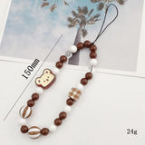 Little Bear Dish Bead Mobile Phone Sling Rope Women's Chain Accessory