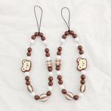 Little Bear Dish Bead Mobile Phone Sling Rope Women's Chain Accessory