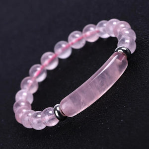 Crystal Bracelet Pink Tiger's Eye Green Aventurine European American Jewelry