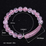 Crystal Bracelet Pink Tiger's Eye Green Aventurine European American Jewelry