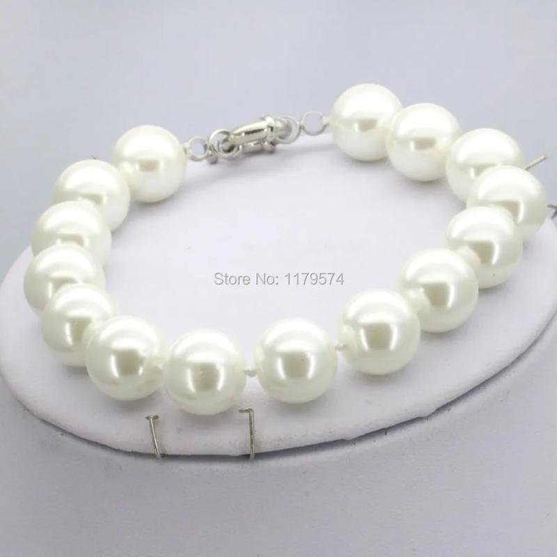 Glass Round Pearl Beads Bracelet Jewelry Making