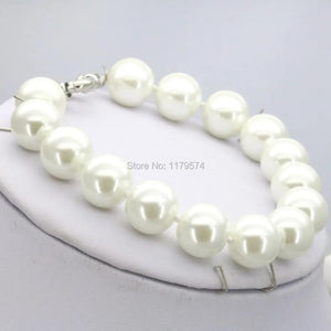 Glass Round Pearl Beads Bracelet Jewelry Making