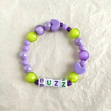 Smiley Candy Letter Beads Bracelet for Women