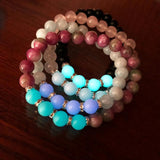 Glowing Crystal Stone Bracelets Men & Women Luminous Wrist Jewelry