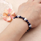 Spacer Stone Bead Bracelet Howlite Amethyst Aventurine 8mm