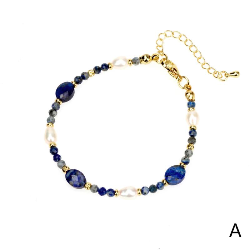 Natural Stone Beads Pearl Bracelets for Women DIY Jewelry Making