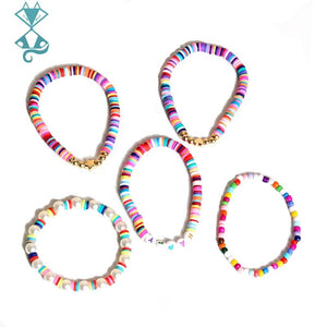 Boho Multicolor Bracelet Set for Women