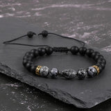 Religious Gem Stones Pulseras 8mm Tiger Eye Lapis Beads Bracelet