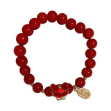 Crystal Red Beads Year Gift Chinese Wind Bracelet Female