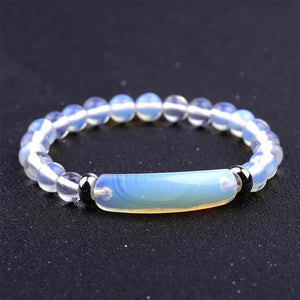 Tiger Eye Stone Agate Crystal Beads Bracelet for Men Women Yoga