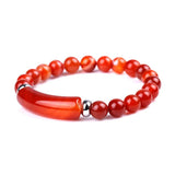 Tiger Eye Stone Agate Crystal Beads Bracelet for Men Women Yoga