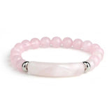 8mm Pink Quartz Aventurine Agates Bracelet