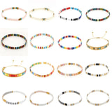 Rice Ball Bracelet Hand Woven Adjustable Bohemia Beaded Bracelet