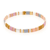 Rice Ball Bracelet Hand Woven Adjustable Bohemia Beaded Bracelet