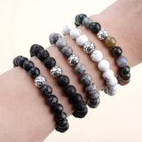 Men's Volcanic Stone Bracelet Soccer Accessory Jewelry