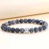 Men's Volcanic Stone Bracelet Soccer Accessory Jewelry