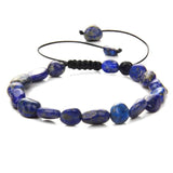 Tiger Eye Bracelet 6x8mm Quartz Crystal Beads Adjustable Women Men Yoga Jewelry