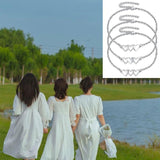 634D Matching Heart Distance Bracelets Friendship Gift for Sisters Besti